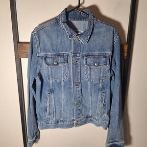 Vintage Y2K Era Express Precision Fit Jean Jacket Men Size M